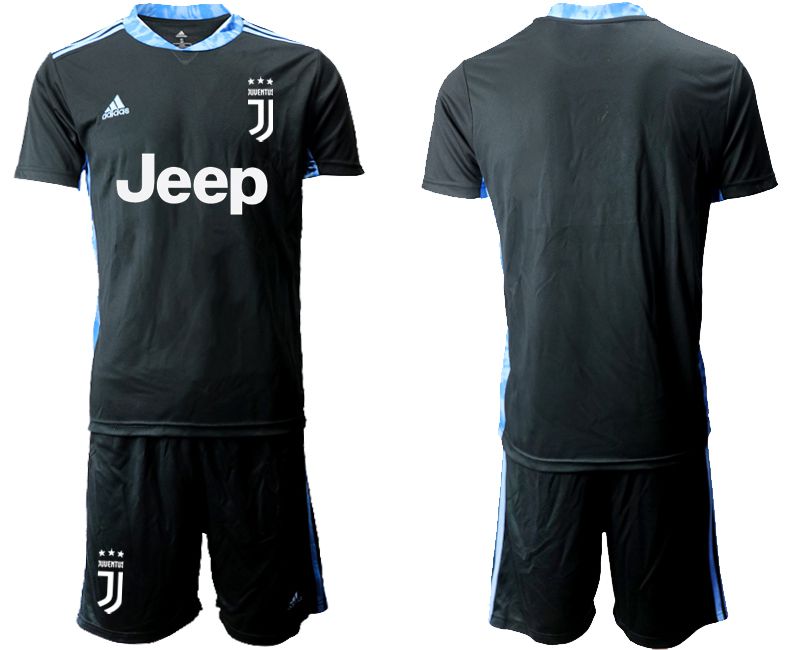 Men 2020-2021 club Juventus black goalkeeper Soccer Jerseys->juventus jersey->Soccer Club Jersey